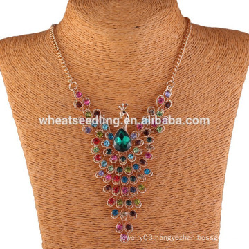 African collar peacock decor turkish necklace